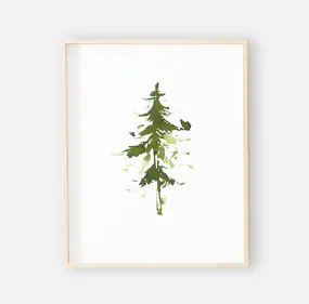 Forest Tree Digital Nursery Art Print