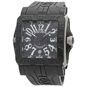 Franck Muller Conquistador Titanium Cortez 10900 Black Dial Automatic Men's Watch