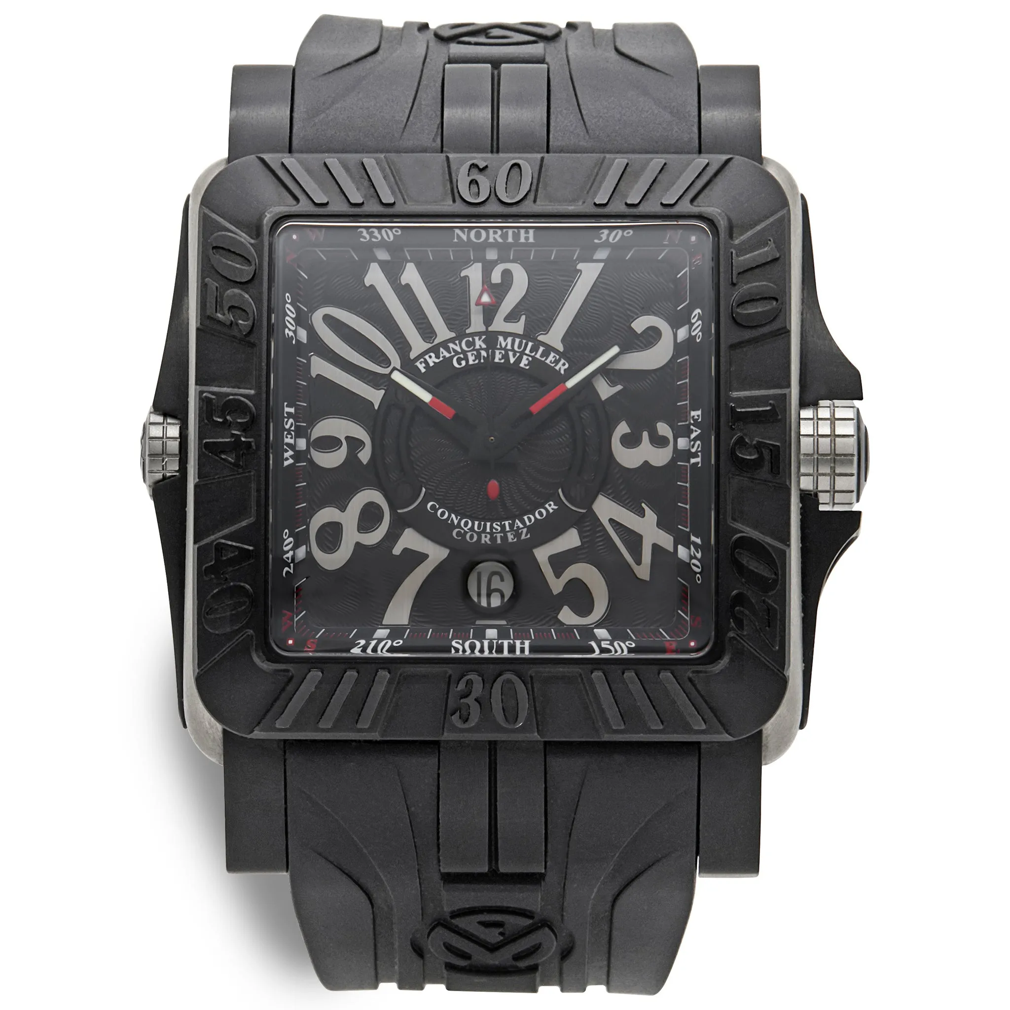 Franck Muller Conquistador Titanium Cortez 10900 Black Dial Automatic Men's Watch