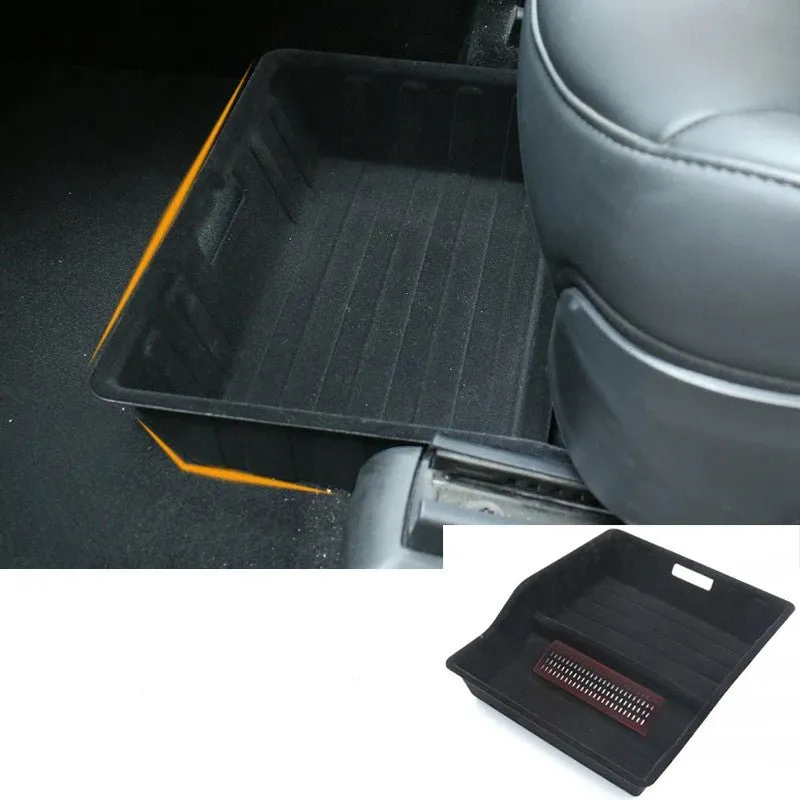 Front Rear Under Seat Storage Box for Tesla Model Y