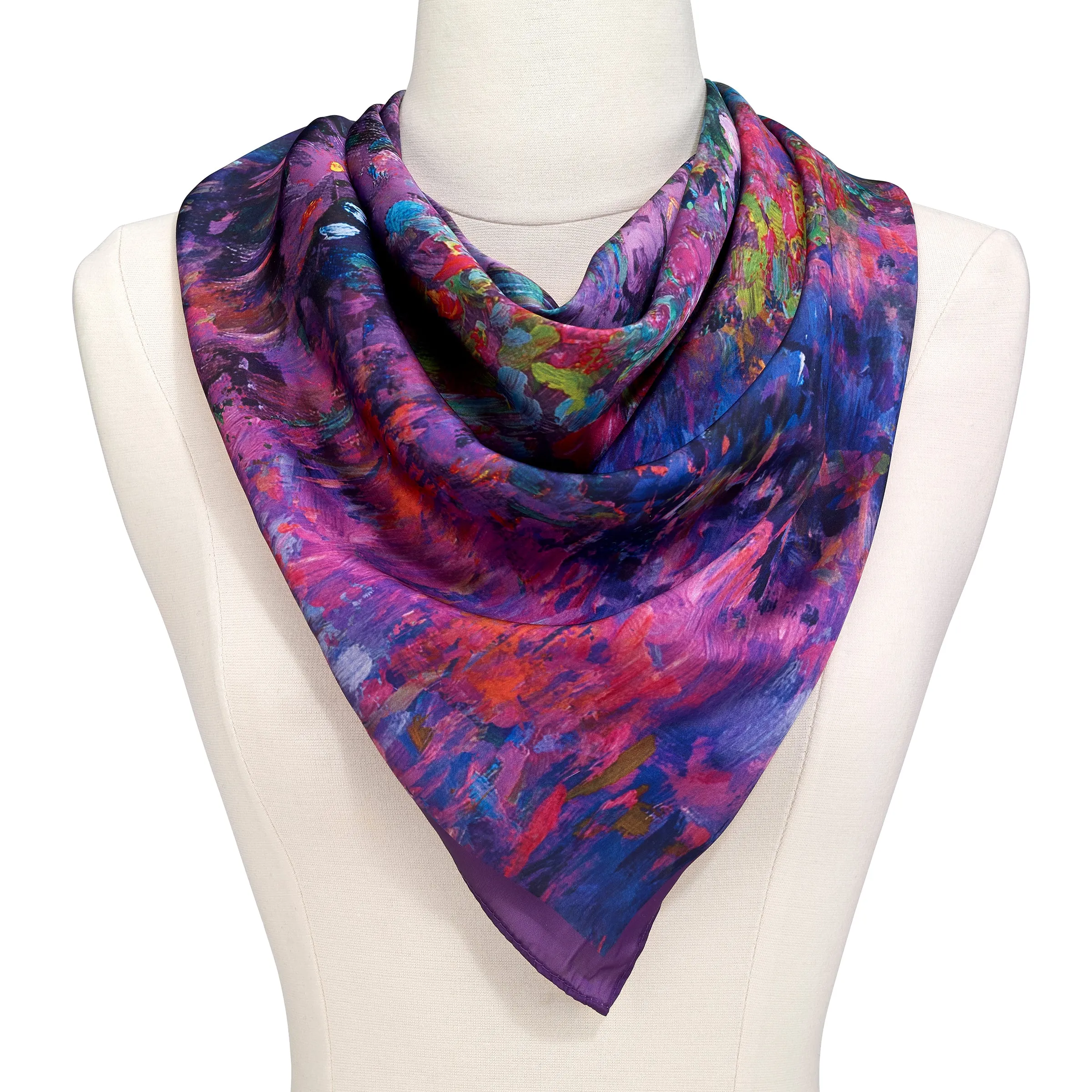 Garden Symphony Square Scarf