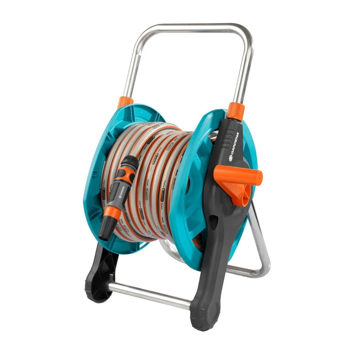 Gardena Hose Reel with Standard Hose 20 Meter 1/2'' with Fittings