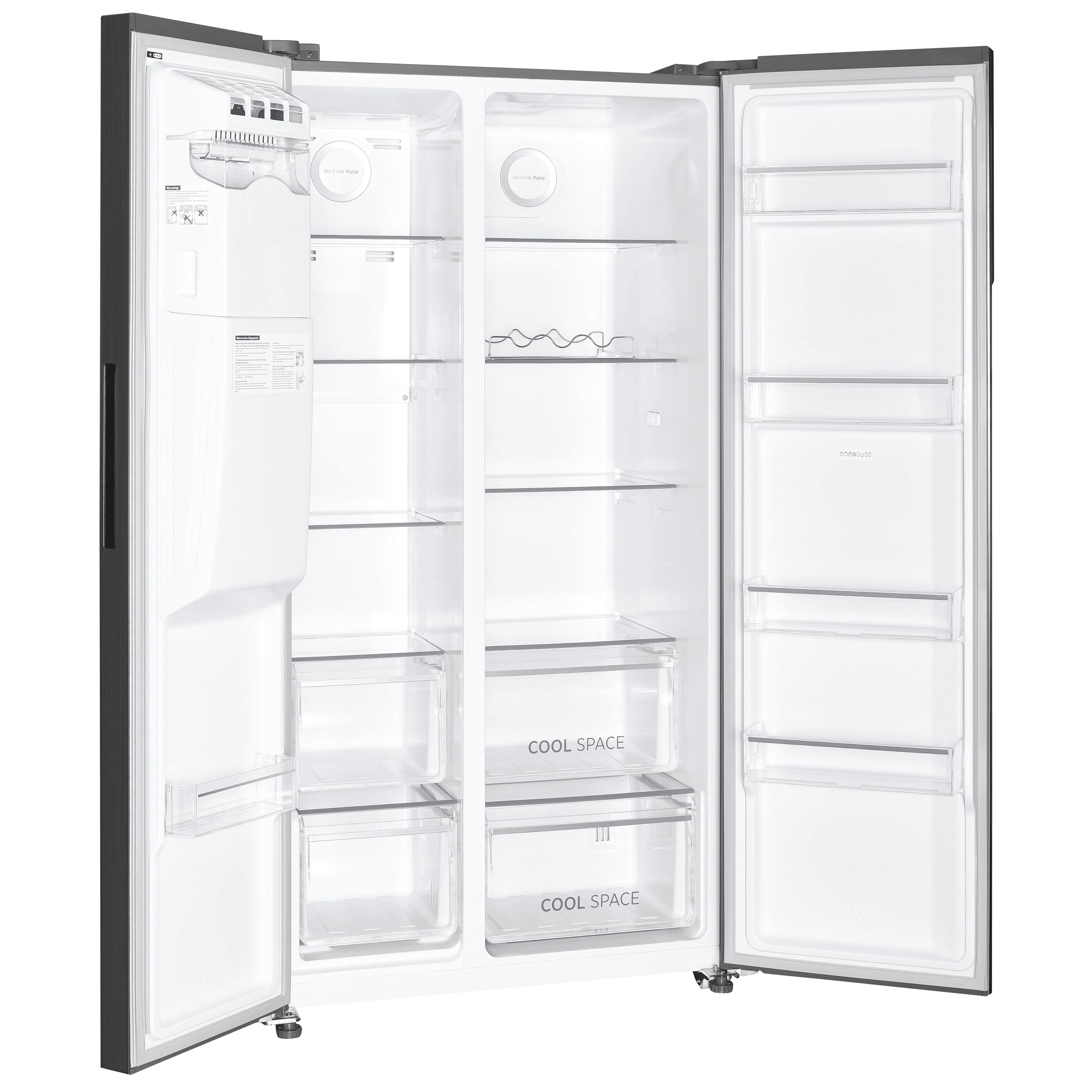 H- FRIDGE 700 MAXI Freestanding 2 Door American Style No Frost