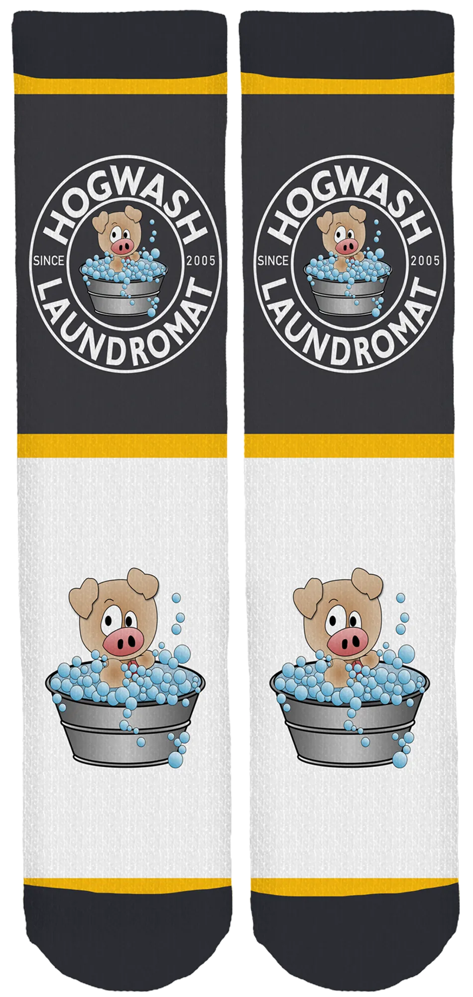 Hogwash Laundromat Crew Socks