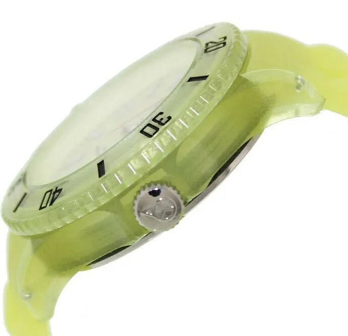 Ice-Watch Ice-Glow Polyamide & Silicon Unisex Yellow Watch GL.GY.U.S.11