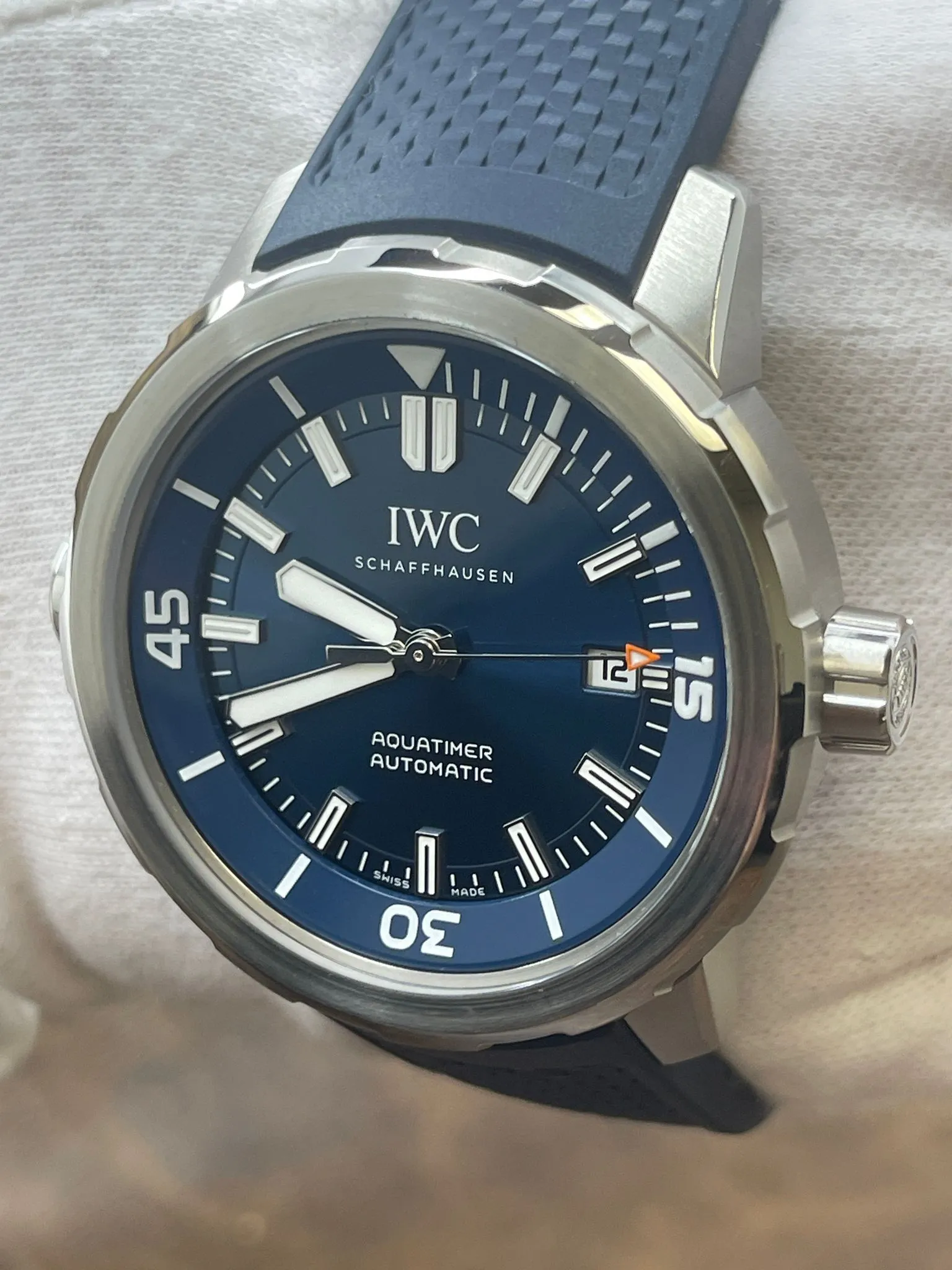 IWC Aquatimer IW32880 Blue Dial Automatic Men's Watch