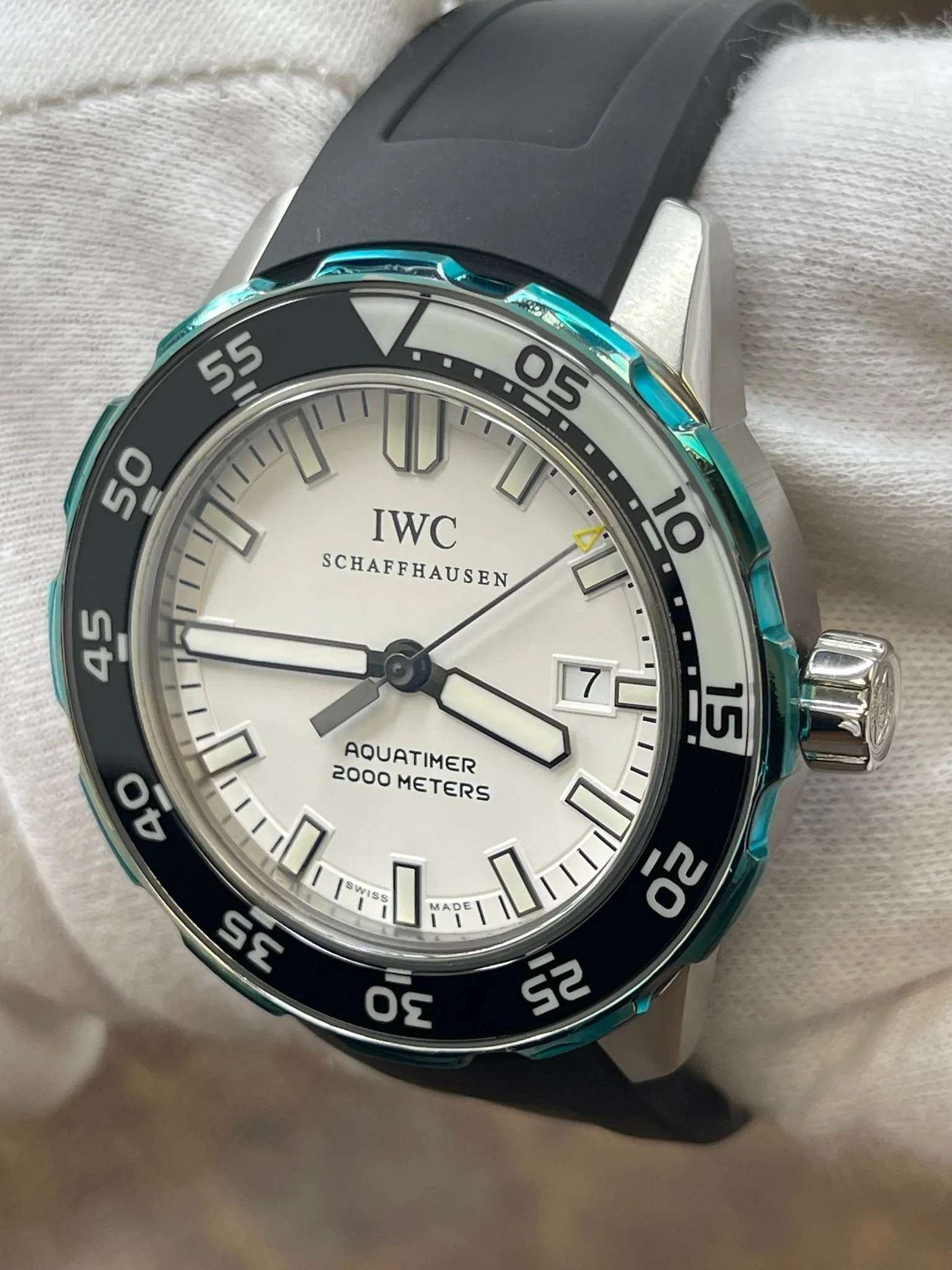 IWC Aquatimer IW356811 White Dial Automatic Men's Watch