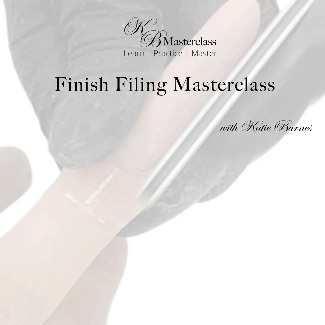 KB Masterclass | Finish Filing and Shaping Salon Hard Gel