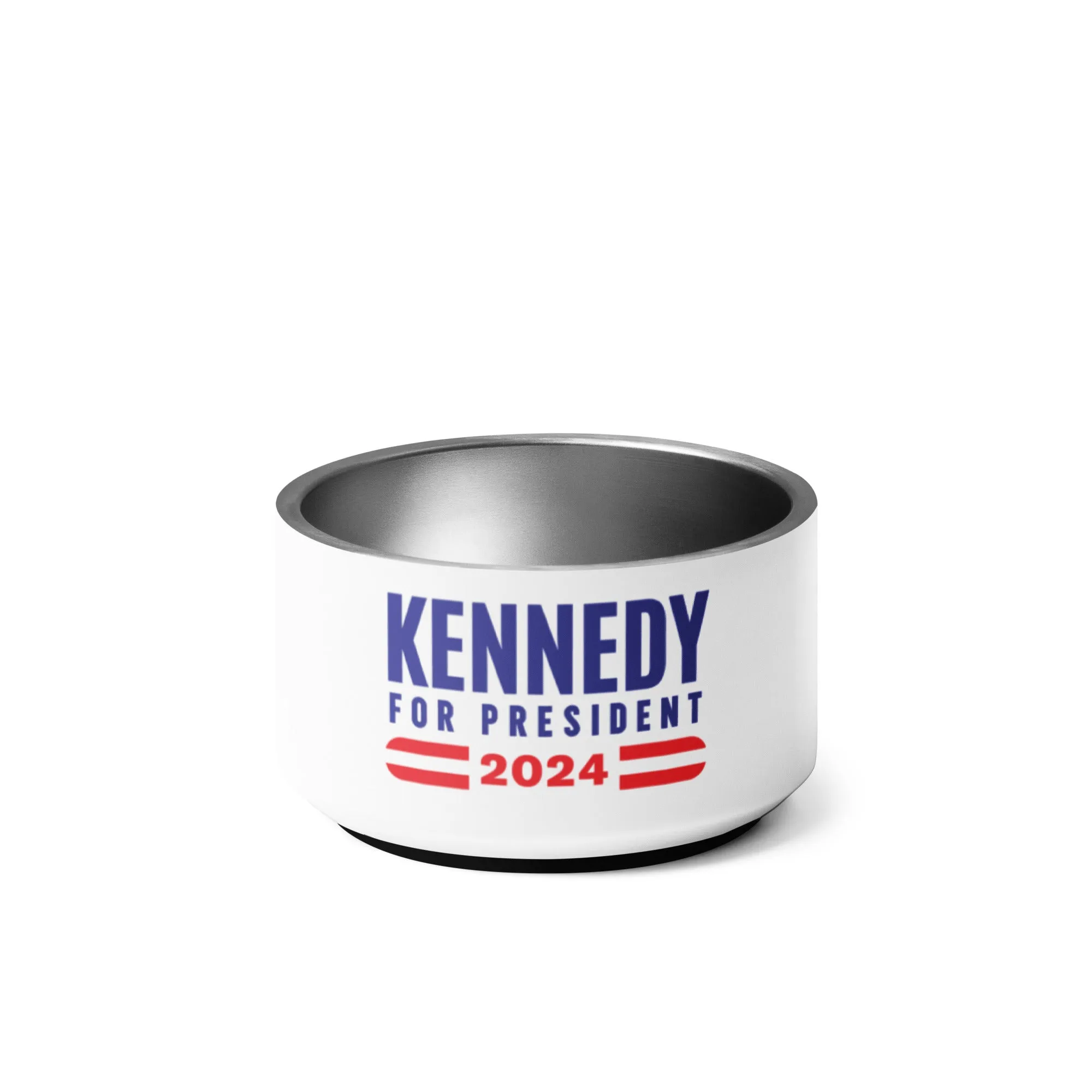 Kennedy for President Stainless Steel Pet Bowl