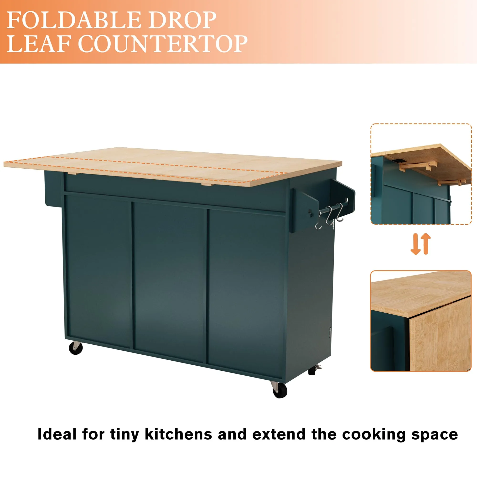 Kitchen Island On Wheels