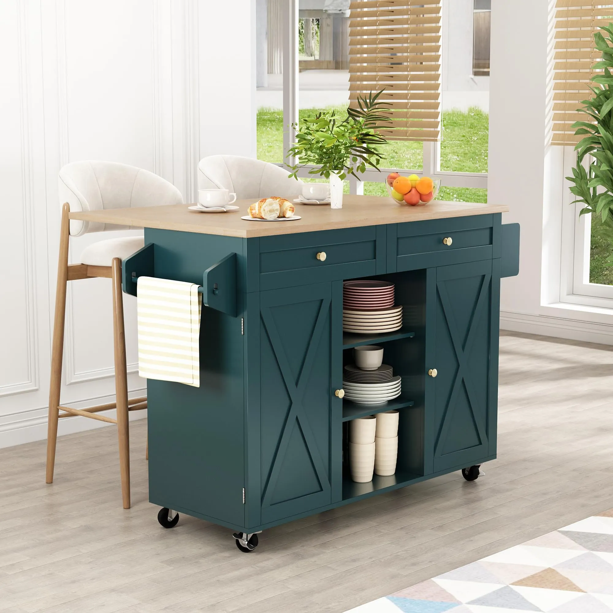 Kitchen Island On Wheels