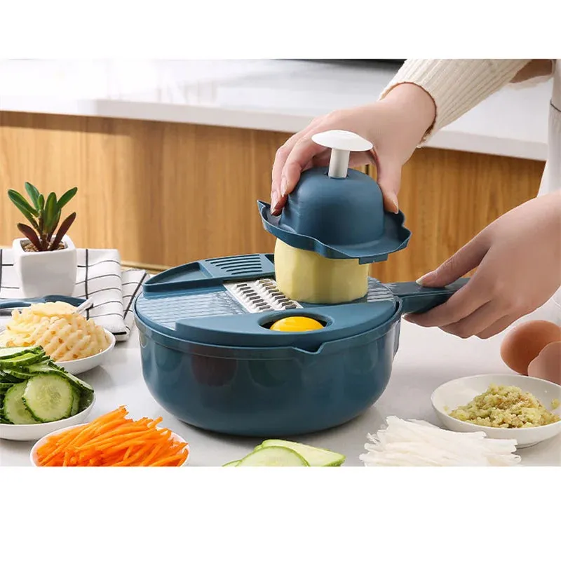 Kitchen Multifunctional Vegetable Cutter Potato Slicing And Shredding Machine Manually Household Gadgets Kitchens Accessories