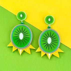 Kiwi fruit 🥝 - earrings - Set of 2