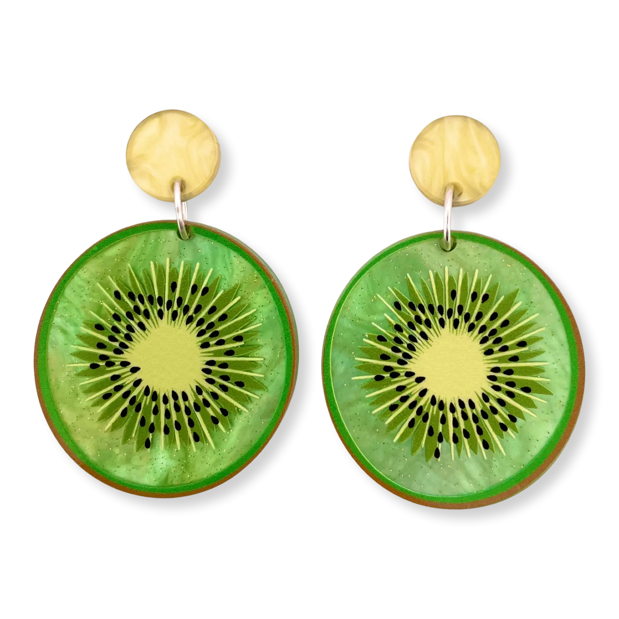 Kiwi 🥝 fruit - Earrings