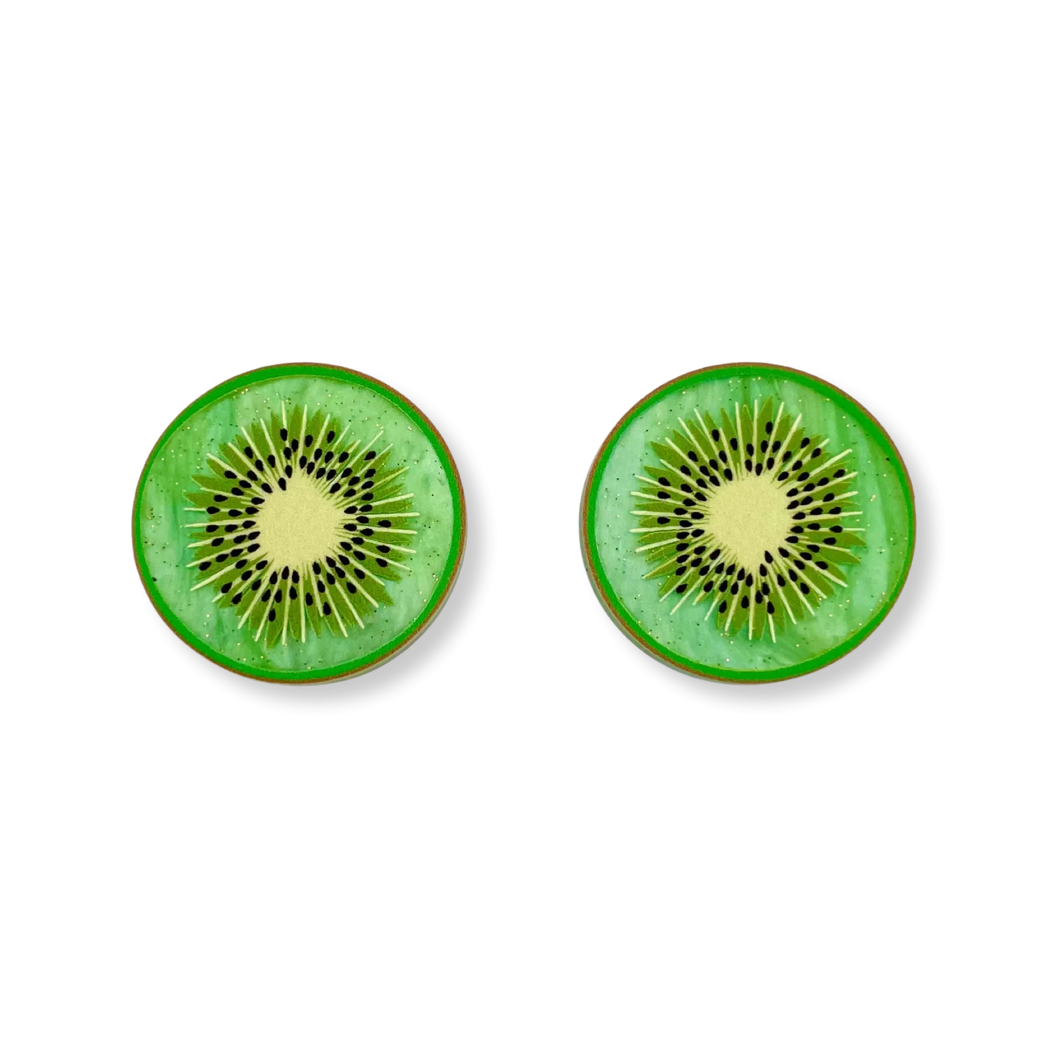 Kiwi fruit 🥝 - stud earrings