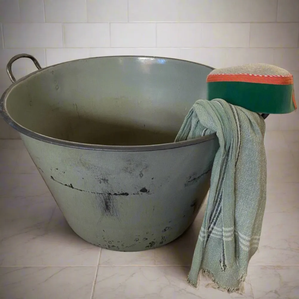 Large Vintage Iron Tub