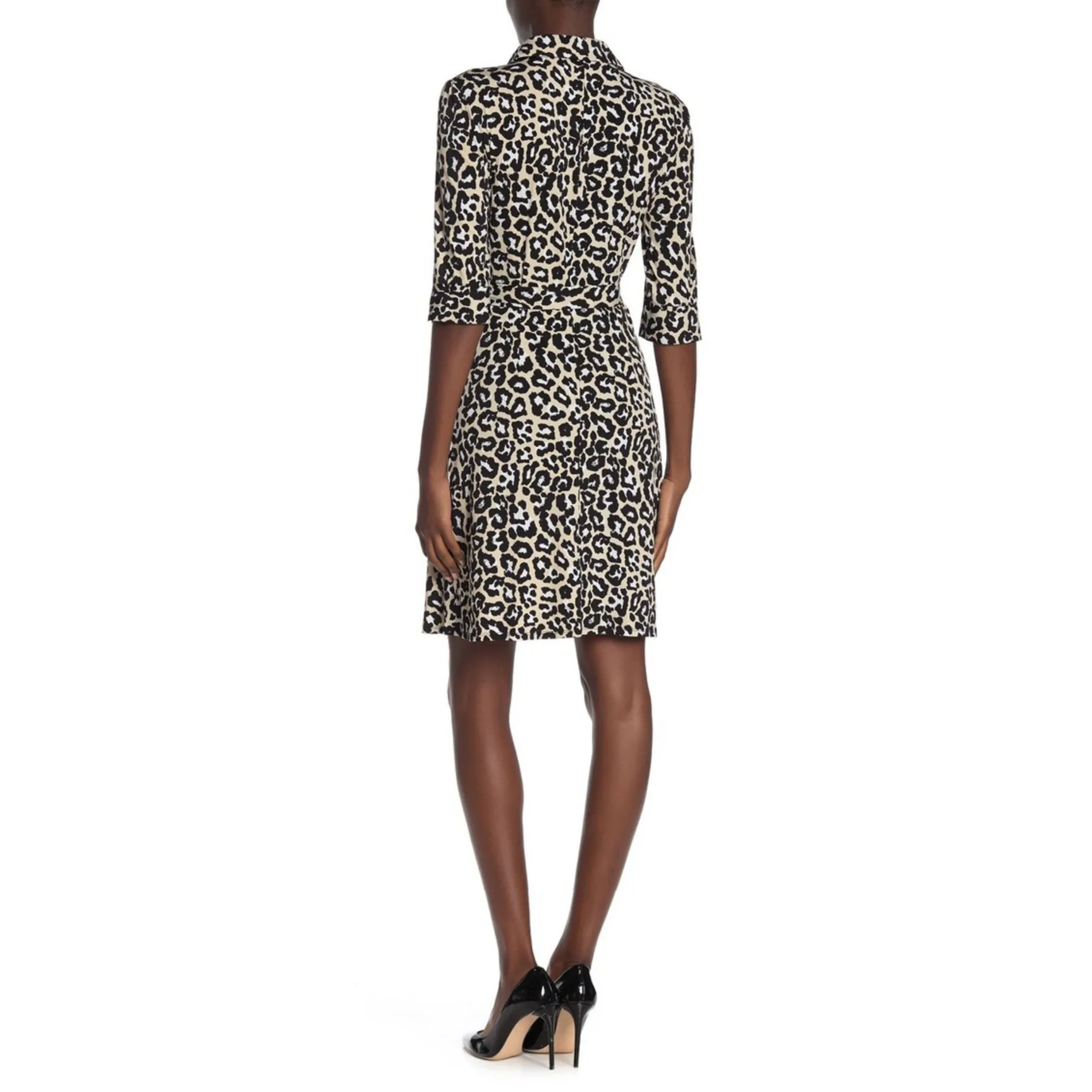 LAUNDRY BY SHELLI SEGAL Leopard Shirtdress