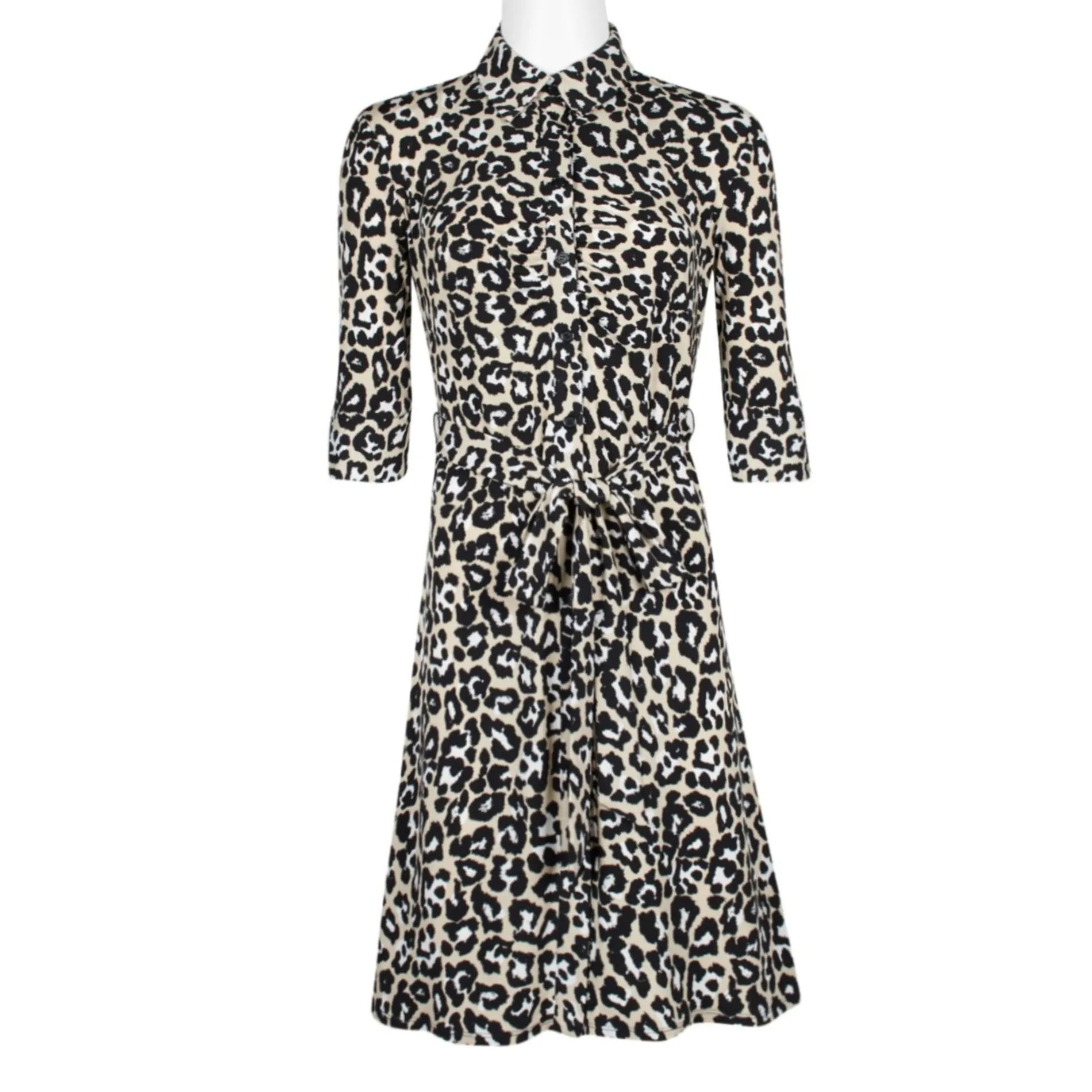 LAUNDRY BY SHELLI SEGAL Leopard Shirtdress