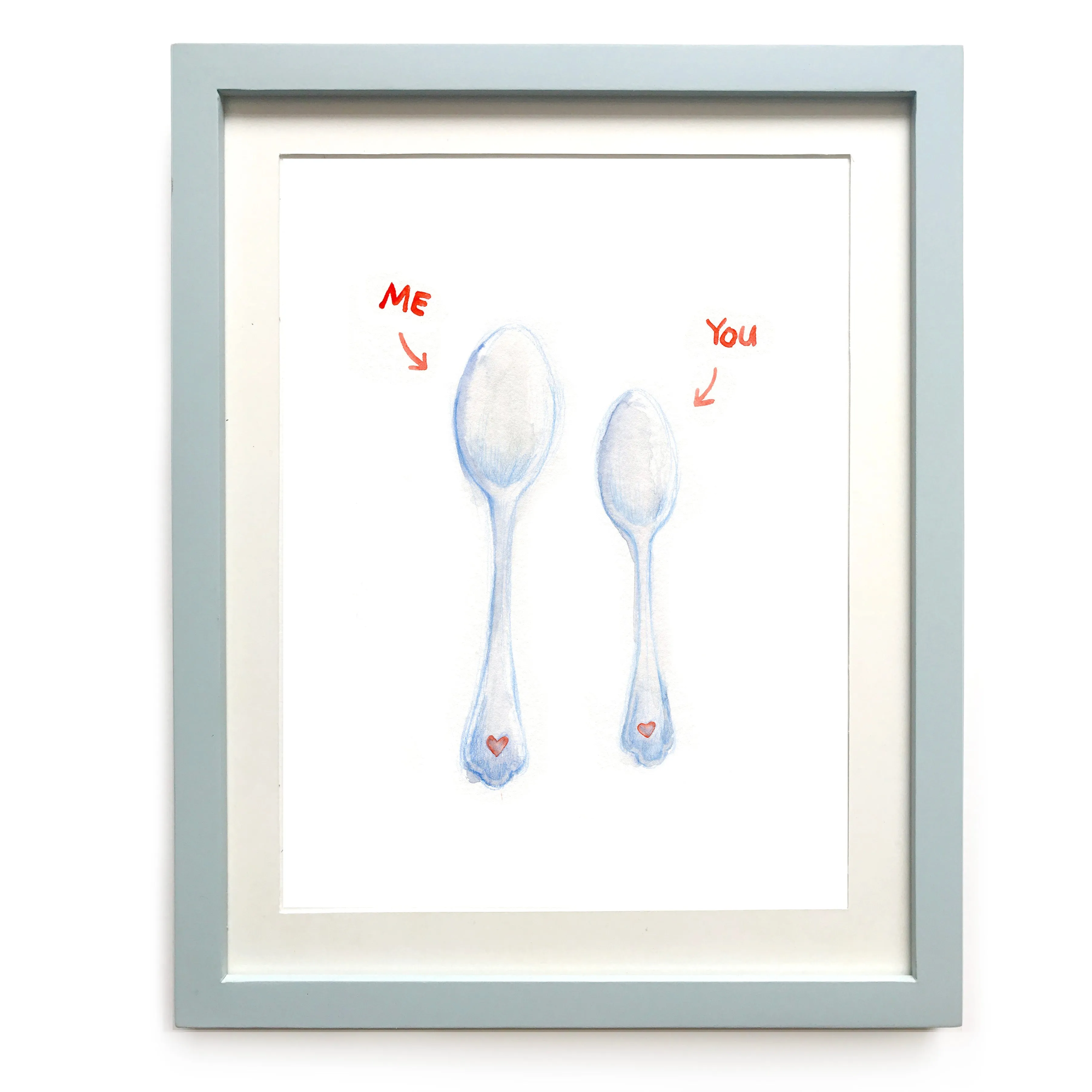 Let's Spoon Art Print