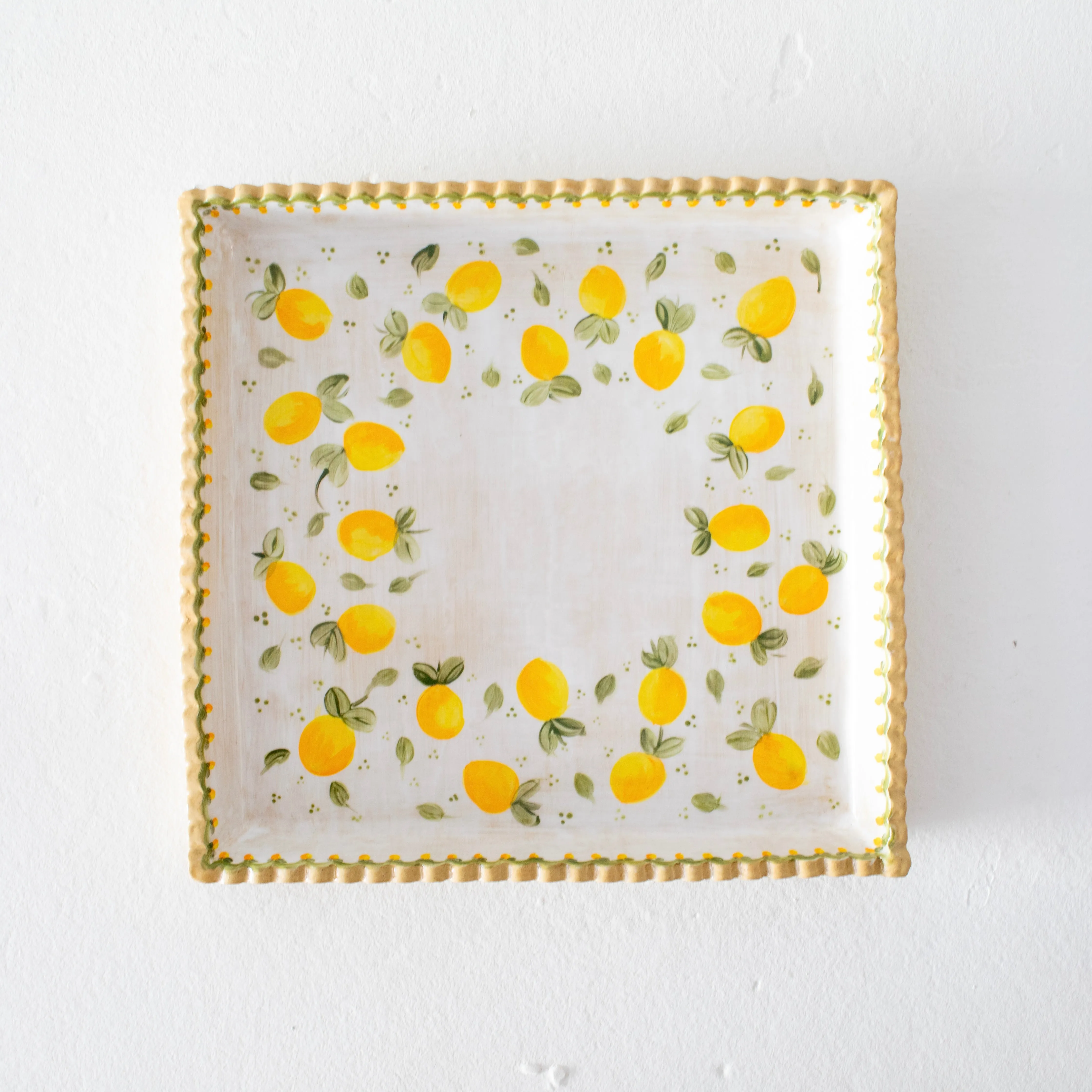 Mary Aldrich Square Lemon Tray