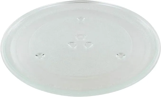 Microwave Glass Plate 270 mm Turntable with 6 Fixing Points 270mm Universal