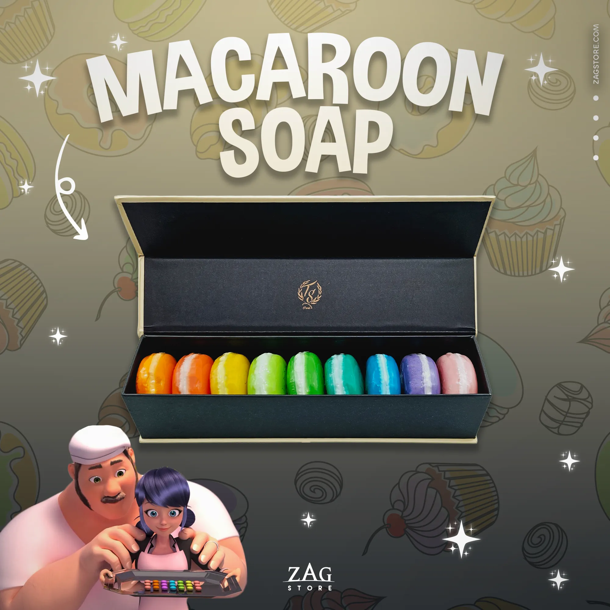 Miraculous Macarons soaps