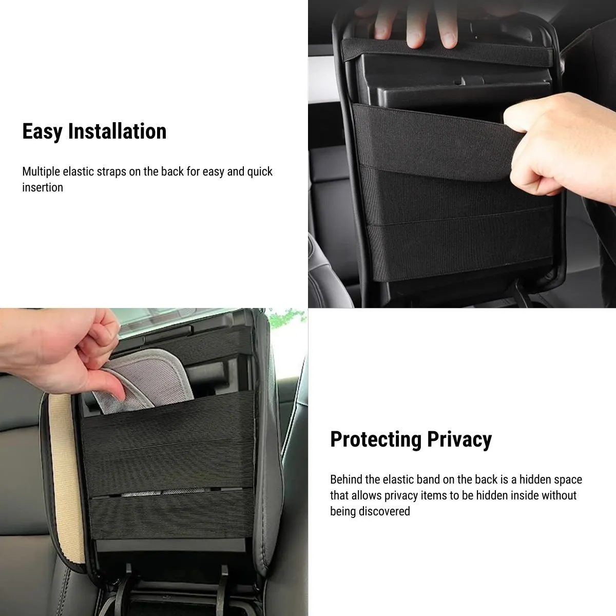 Model 3 / Y Armrest Cover - PU Leather