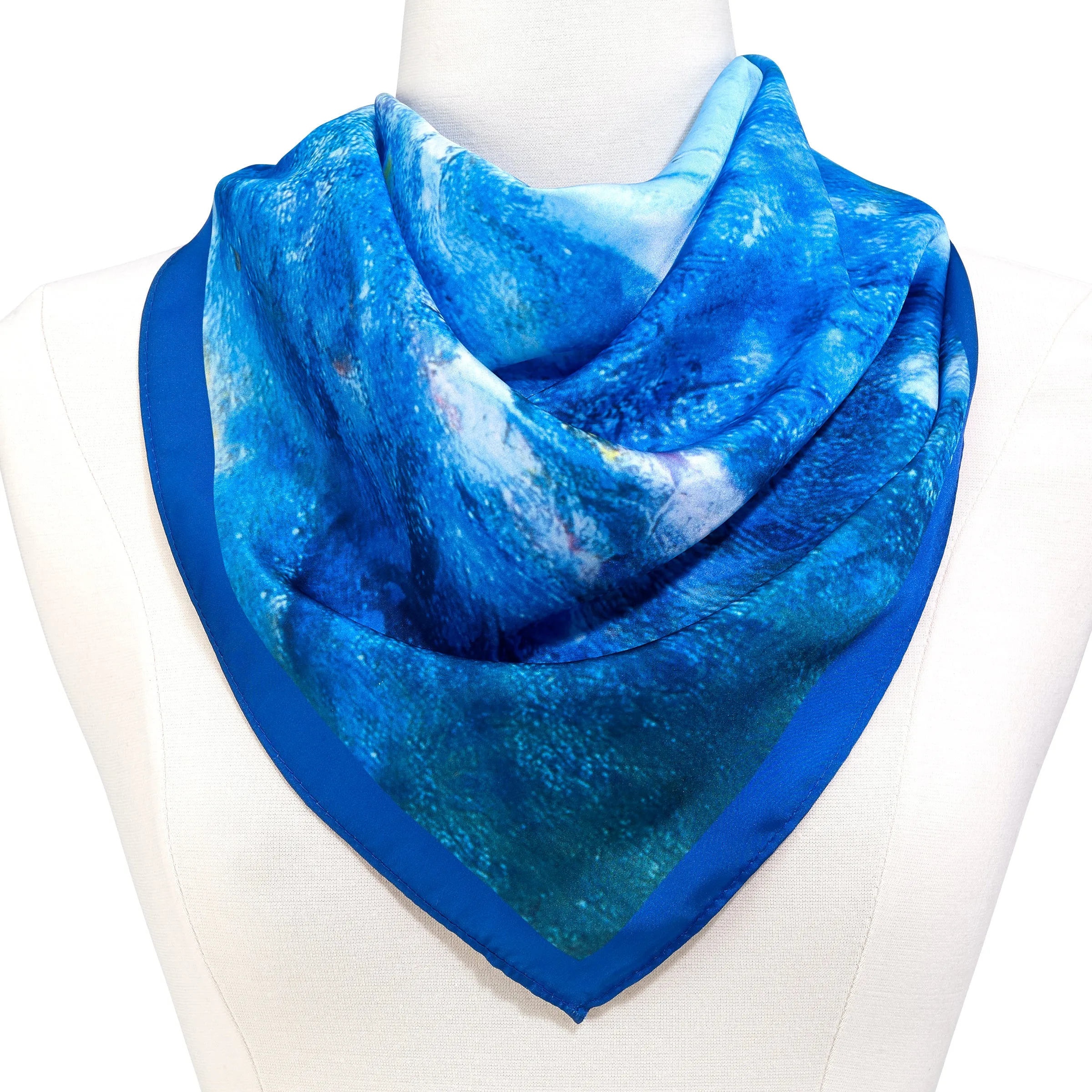 Monet Waterlilies Square Scarf