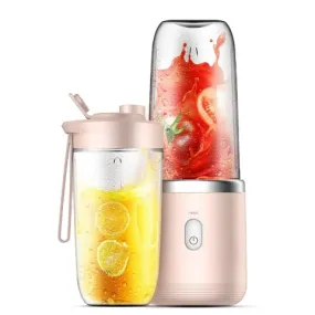 Portable Electric Juicer 6 Blades - Automatic Smoothie Blender