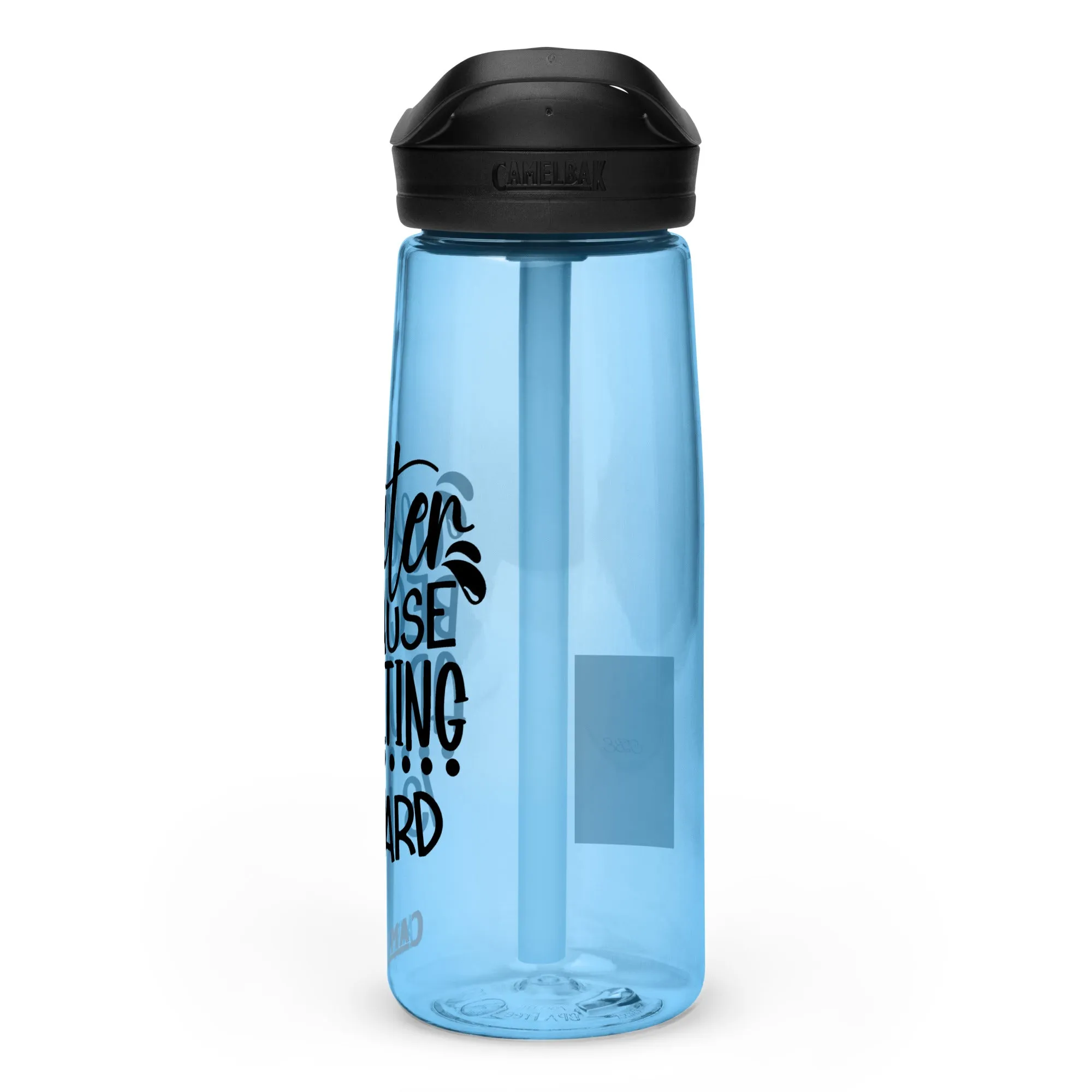 "Water Because Adulting Is Hard" Sports water bottle