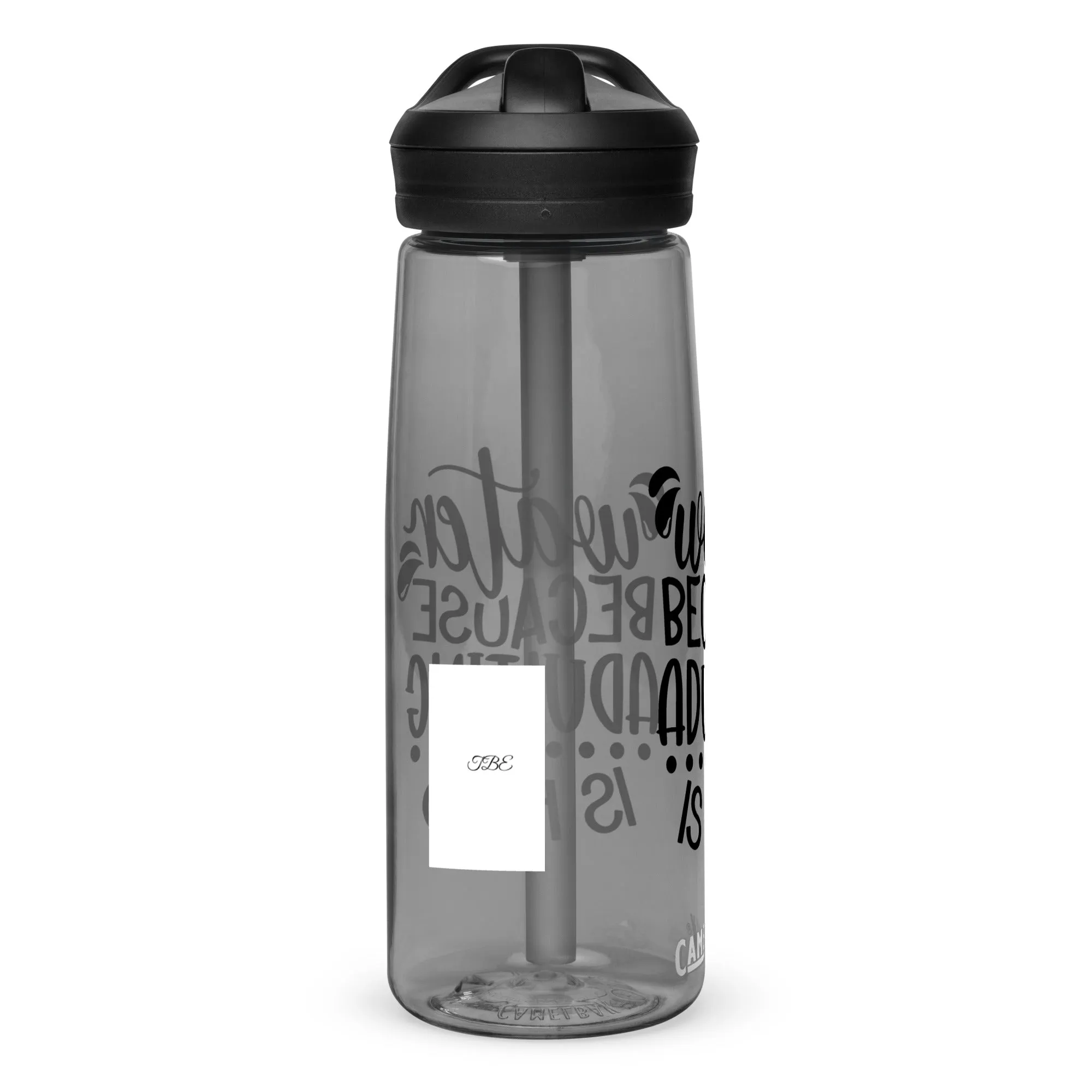 "Water Because Adulting Is Hard" Sports water bottle