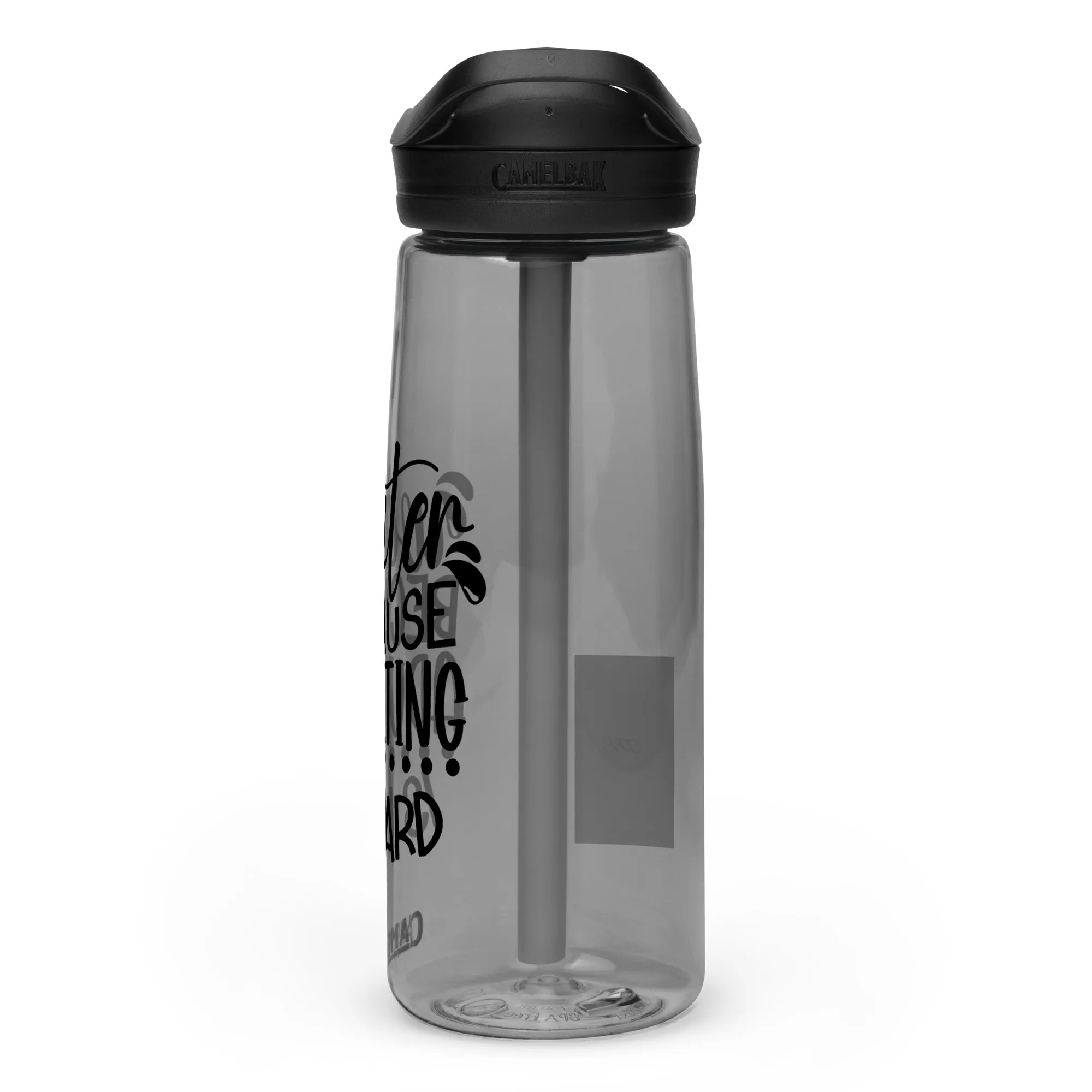 "Water Because Adulting Is Hard" Sports water bottle