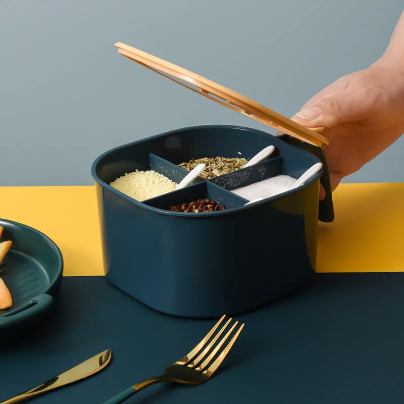 Seasoning Box With Spoons - Jennyhome