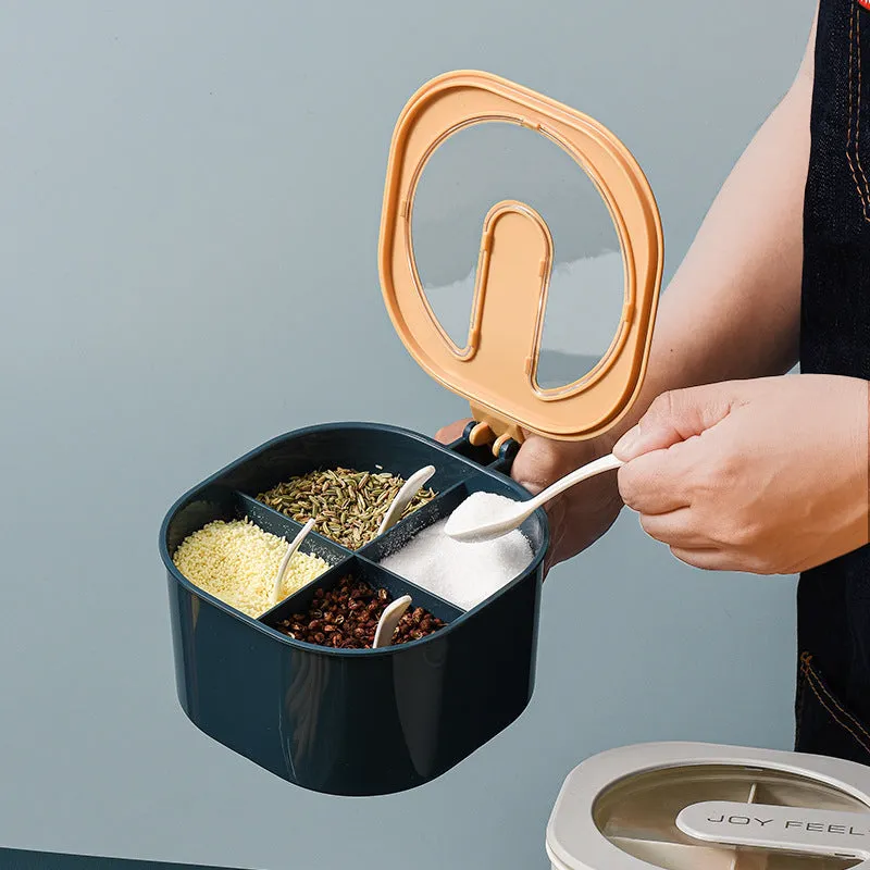 Seasoning Box With Spoons - Jennyhome