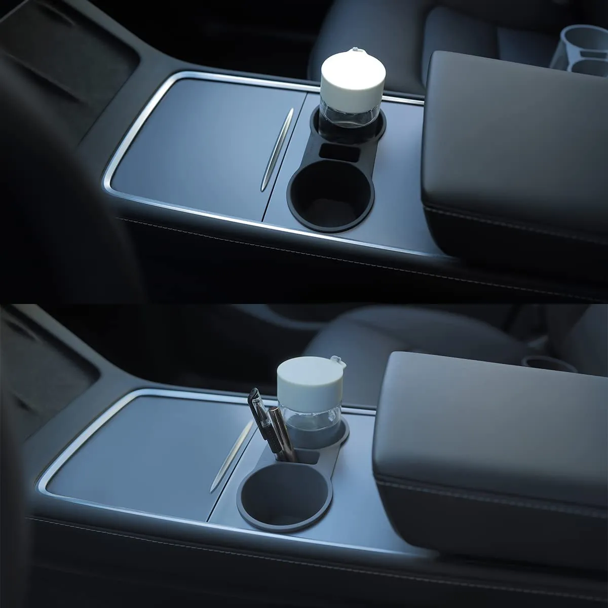 Silicone Cup Holder Insert for Tesla Model 3/Y