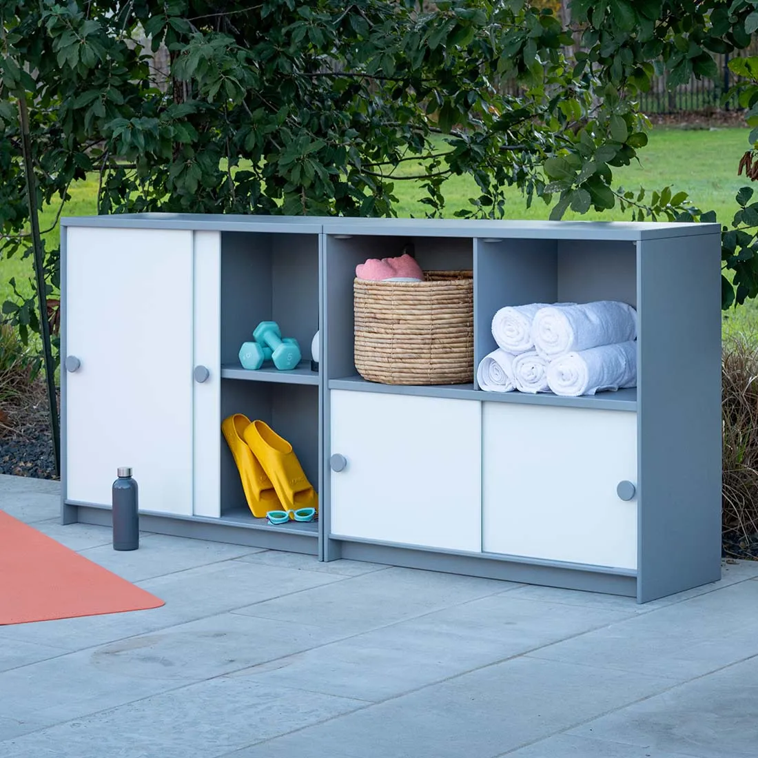 Slider Cubby Cabinet