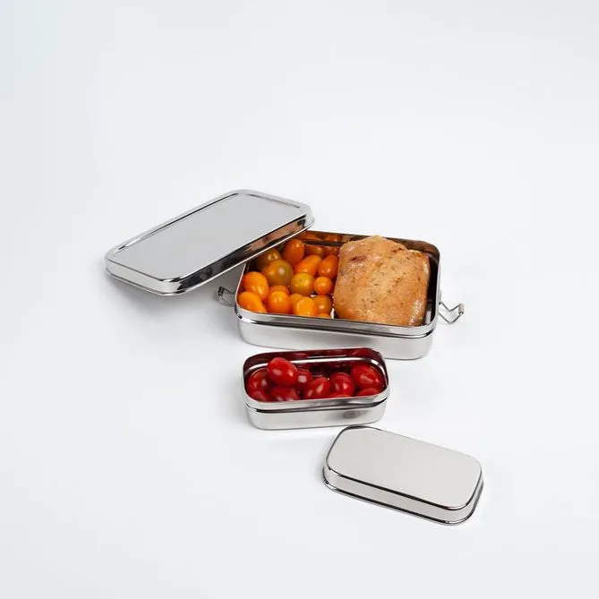 Steel Lunch Box / Rectangular with Box