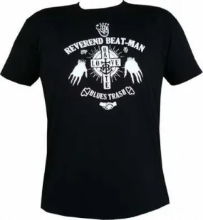 T-SHIRT - Reverend Beat-Man Rurial Blues Trash Hand - BLACK