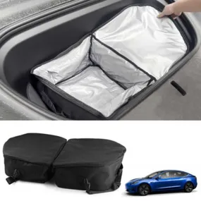 TAPTES® Front Trunk Insulation Storage Box for Model 3 Model Y 2017 -2023 2024 Cooler Storage Bag, Set of 2