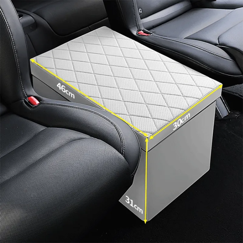 TAPTES® Second Row Seat Middle Storage Box for Tesla Model X 2023 2024