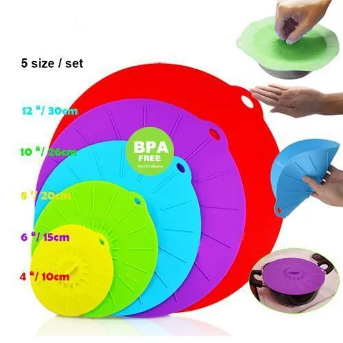 Tempting Silicone Bowl Covers (5 pcs)