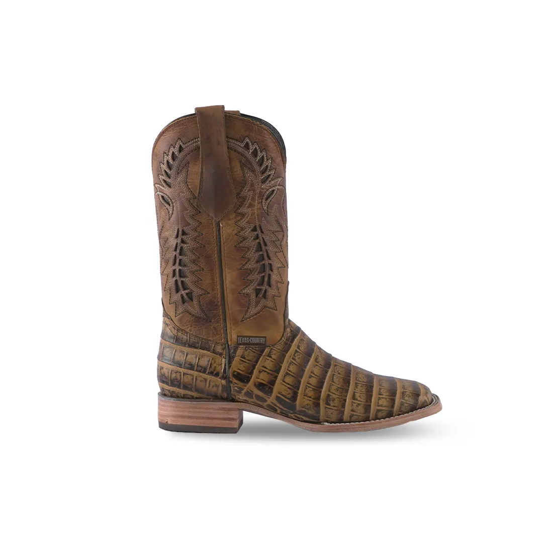 Texas Country Western Boot Belly American Orix Square Toe E642