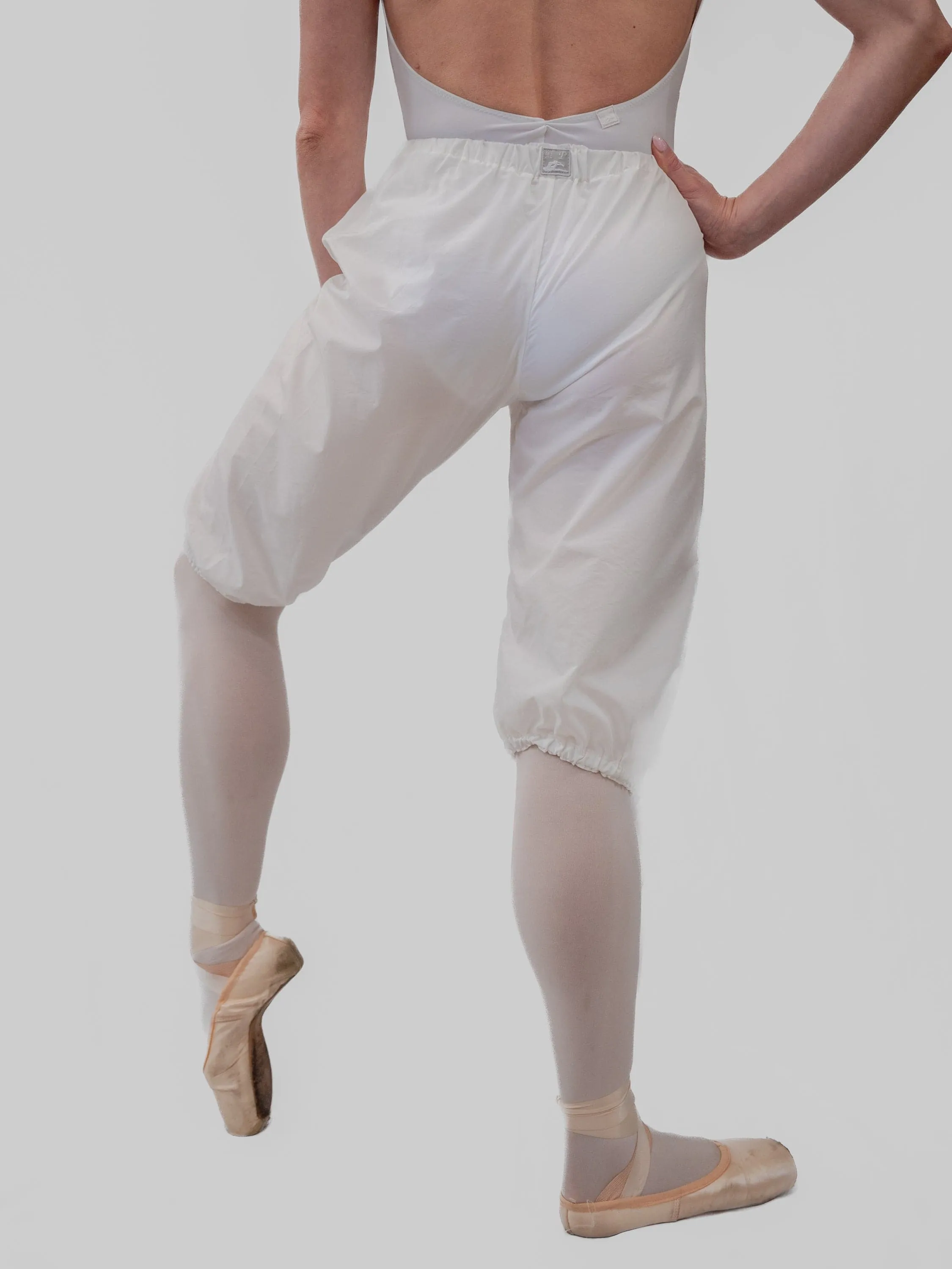 White Dance Trash Bag Pants MP5004