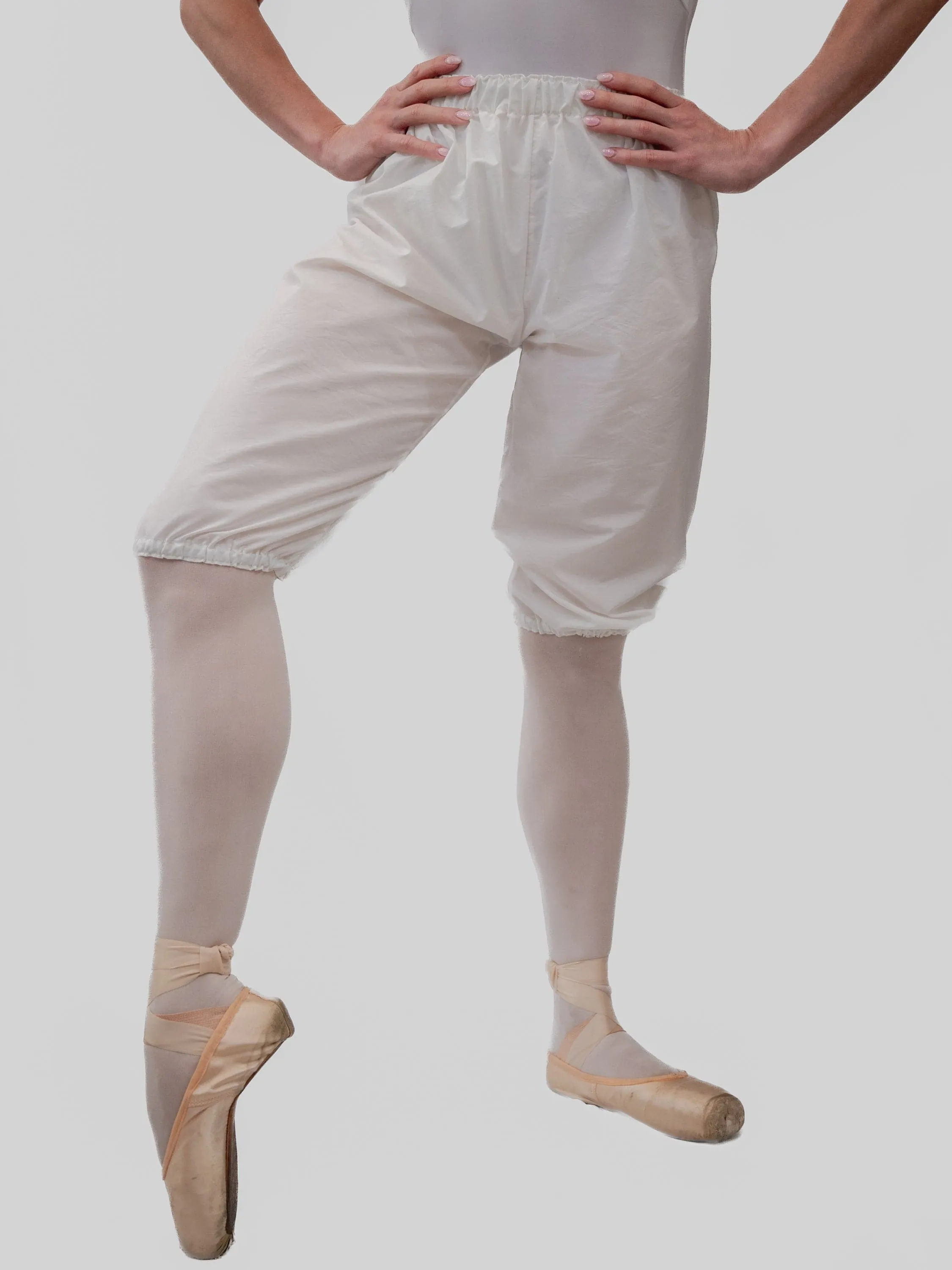 White Dance Trash Bag Pants MP5004