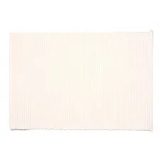 WHITE RIBBED PLACEMAT