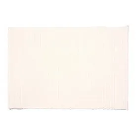 WHITE RIBBED PLACEMAT