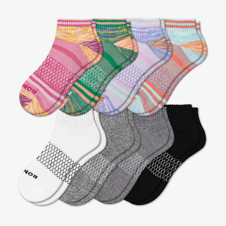 Women's Quarter Sock 8-Pack