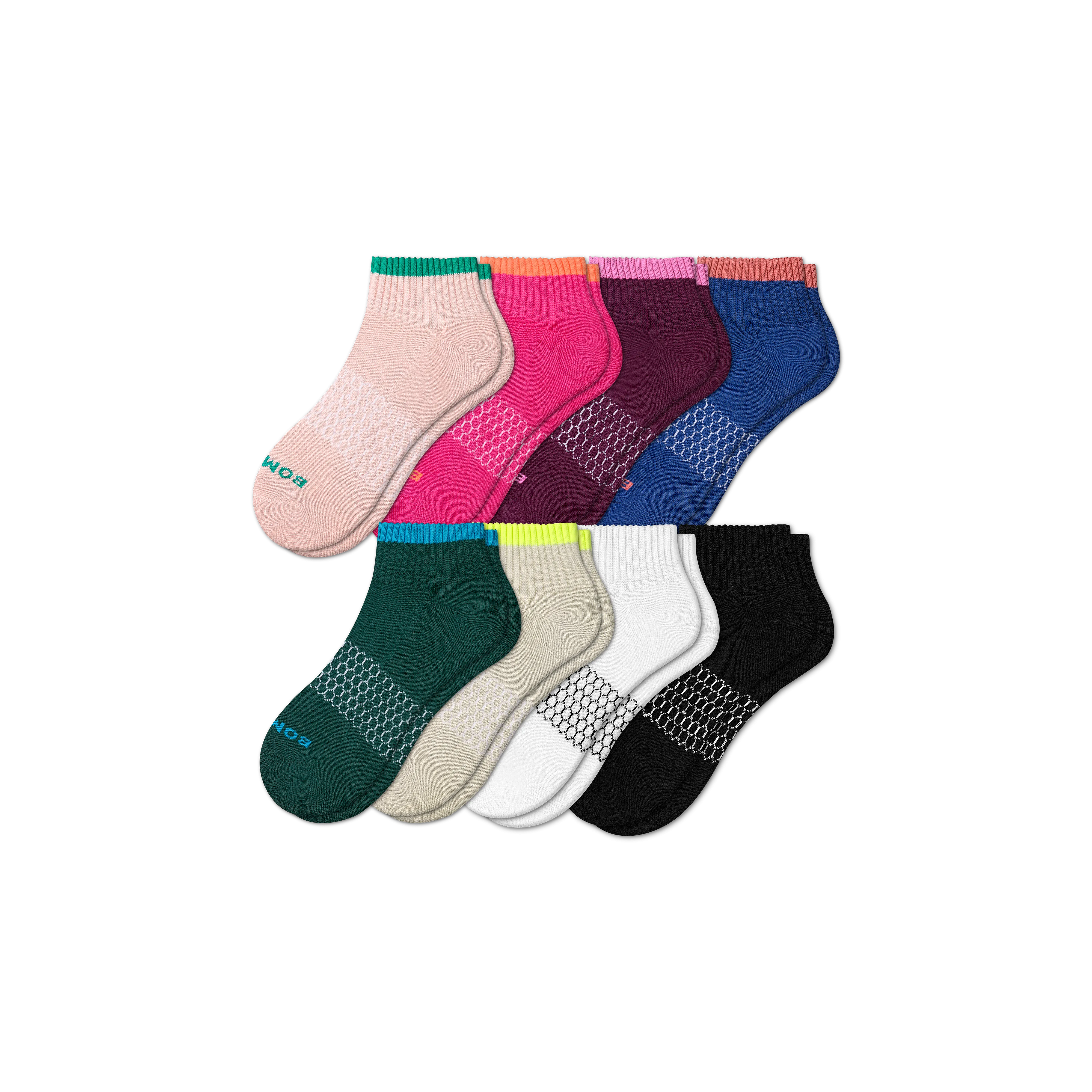 Women's Quarter Sock 8-Pack