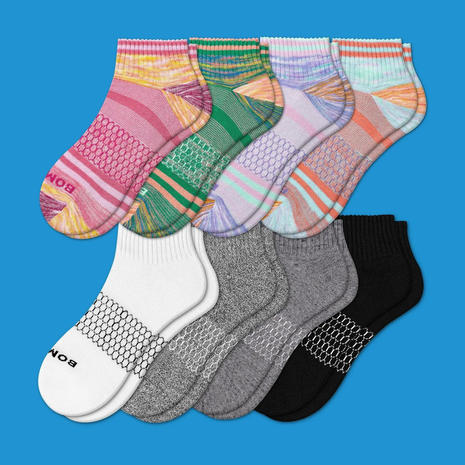 Women's Quarter Sock 8-Pack